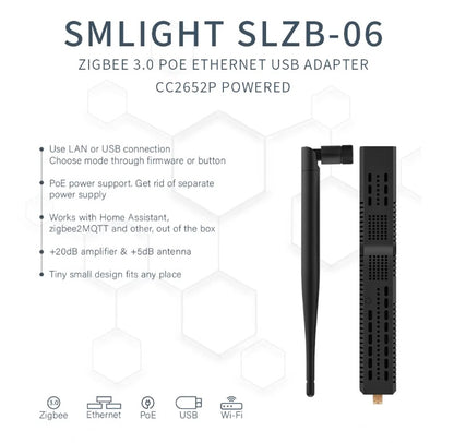 Zigbee LAN POE Coordinator SMLIGHT SLZB-06