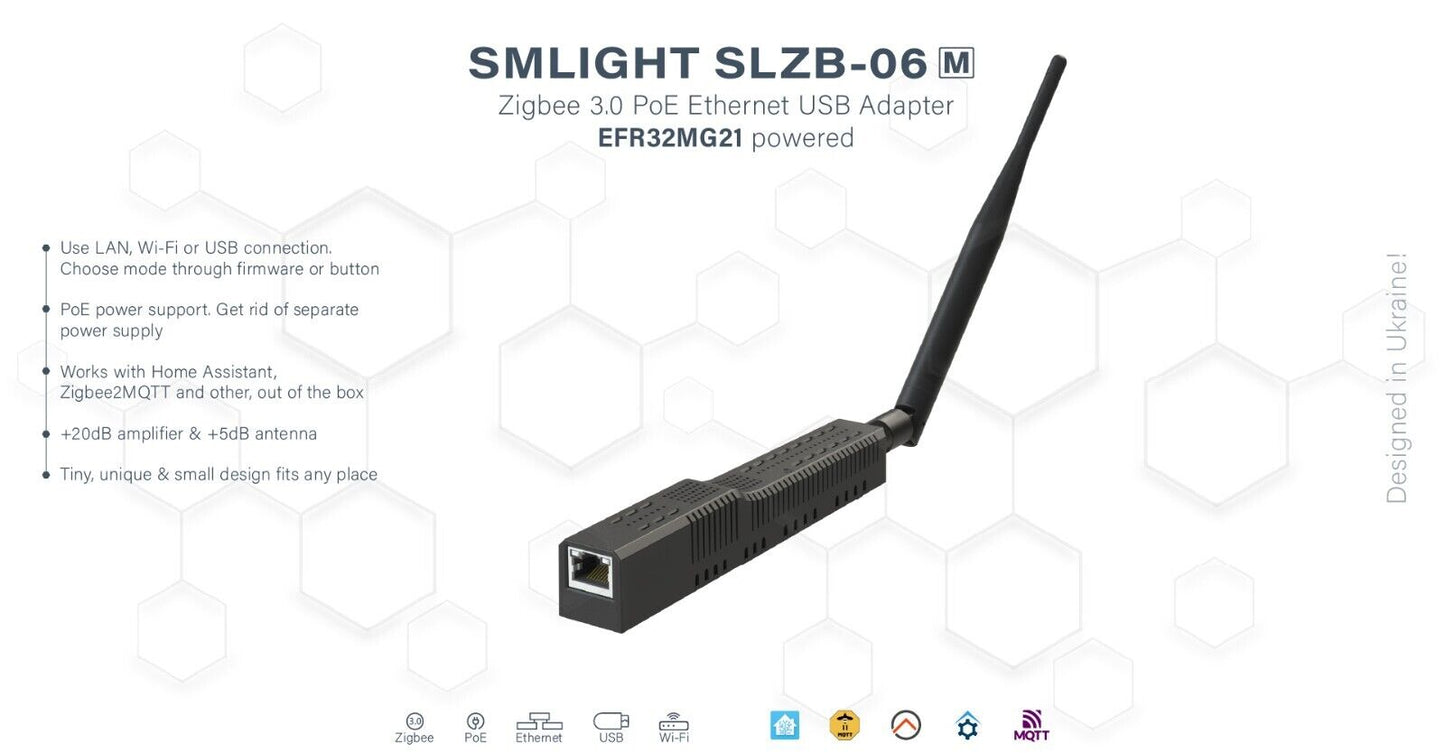 Zigbee LAN POE Coordinator SMLIGHT SLZB-06M