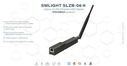 Zigbee LAN POE Coordinator SMLIGHT SLZB-06M