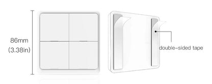 Tuya 4 Way ZigBee Scene Switch