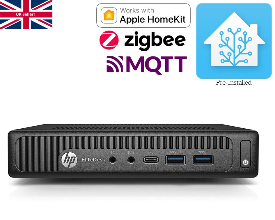 Home Assistant Server Hub - HP EliteDesk Intel Quad Core i5 256GB SSD